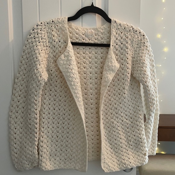Des Petits Hauts Sweaters - Des Petits Hauts Crochet Sweater
